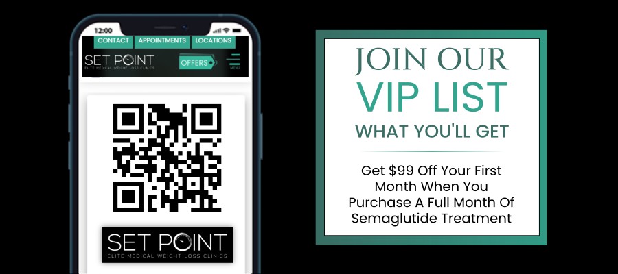 Join Our VIP List at Set Point Weight Loss Clinic in Folsom, CA and Roseville, CA Join Our VIP List at Set Point Weight Loss Clinic in Folsom, CA and Roseville, CA